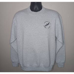 Vintage 90s Chilkoot Trail Skagway Alaska Adult Large Sweatshirt Gray FOTL USA